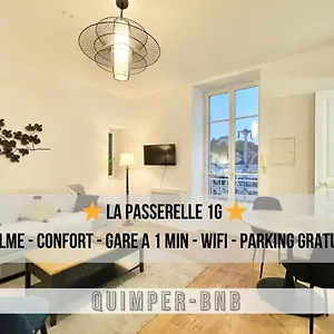 Le Passerelle 1g - Confort - Wifi - Centre A Pied Appartement Quimper